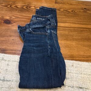 American Eagle Outfitters Dark Blue Skinny Jeans